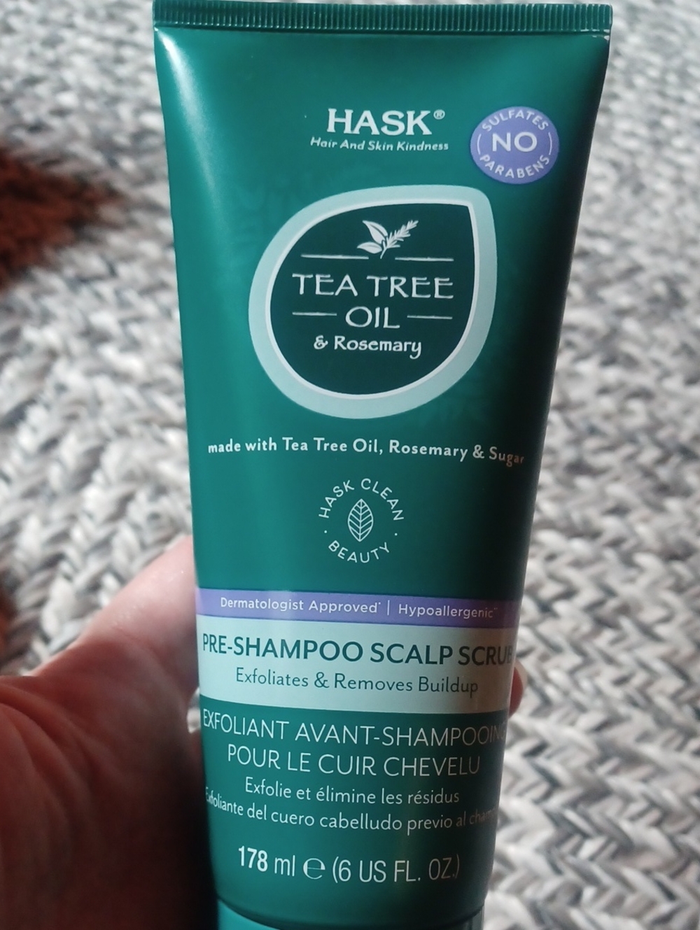 Hask Tea Tree Oil & Rosemary Pre-Shampoo Scalp Scrub